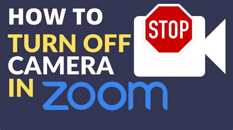 Is it okay to turn off camera in zoom?